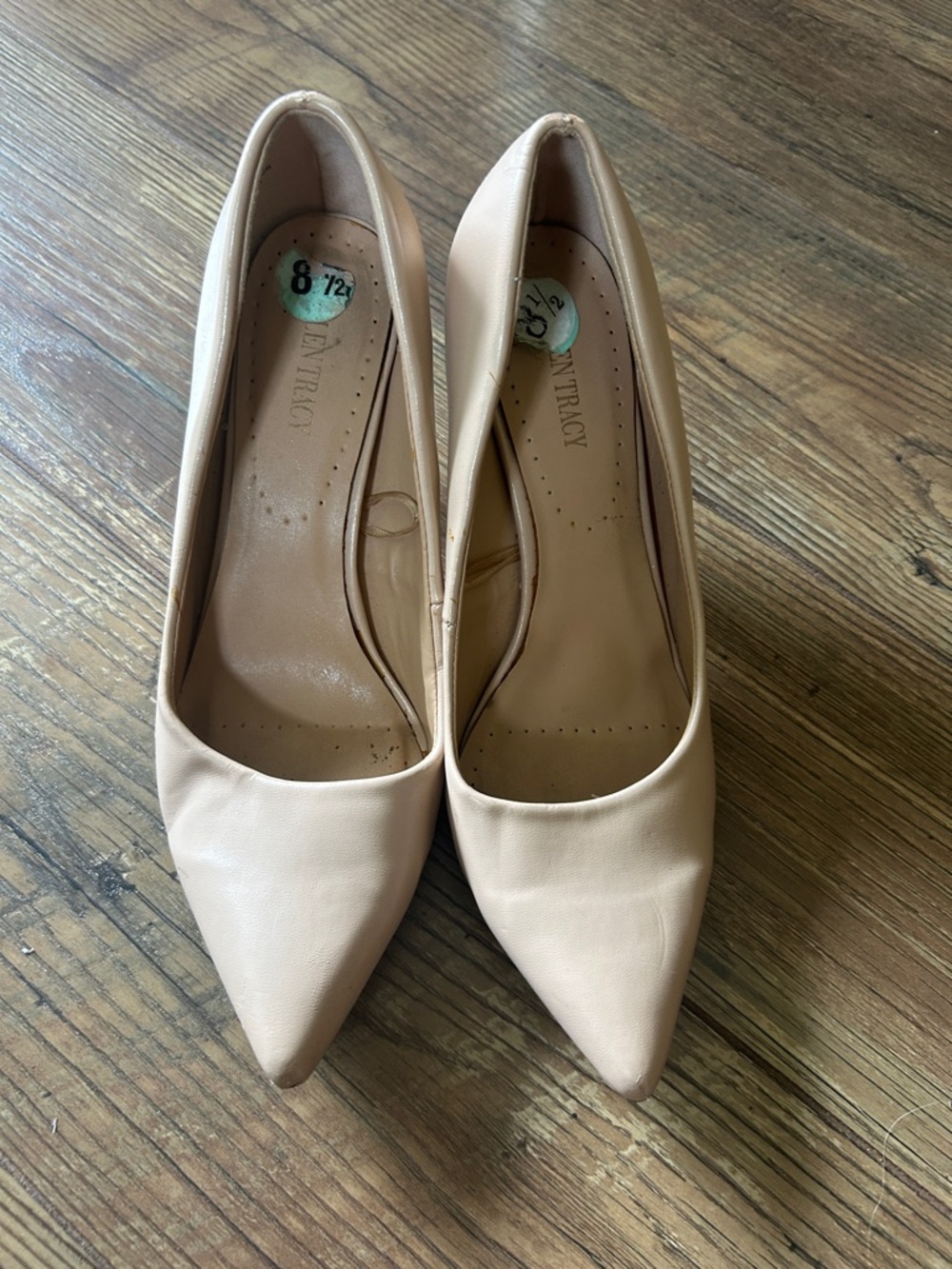 Ellen Tracy Blush Pointed-Toe  Pumps